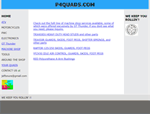 Tablet Screenshot of p4quads.com
